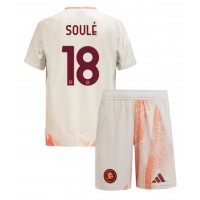 AS Roma Matias Soule #18 Bortatröja Barn 2024-25 Kortärmad (+ Korta byxor)